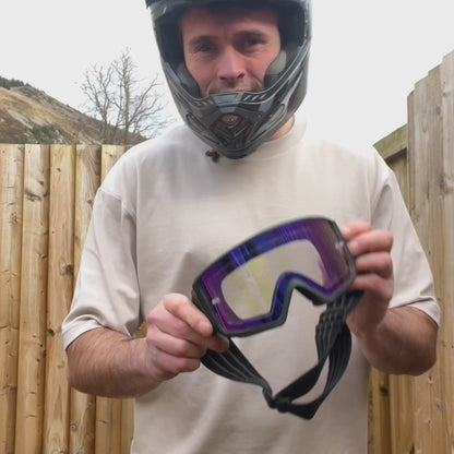 Lente Maschera da Sci Fotocromatica TrueView - Viola